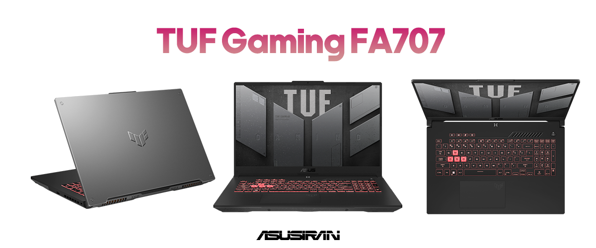 لپ تاپ 17 اینچی ایسوس مدل TUF Gaming FA707