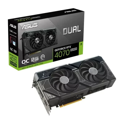 کارت گرافیک ایسوس GeForce RTX 4070 Dual OC SUPER 12GB