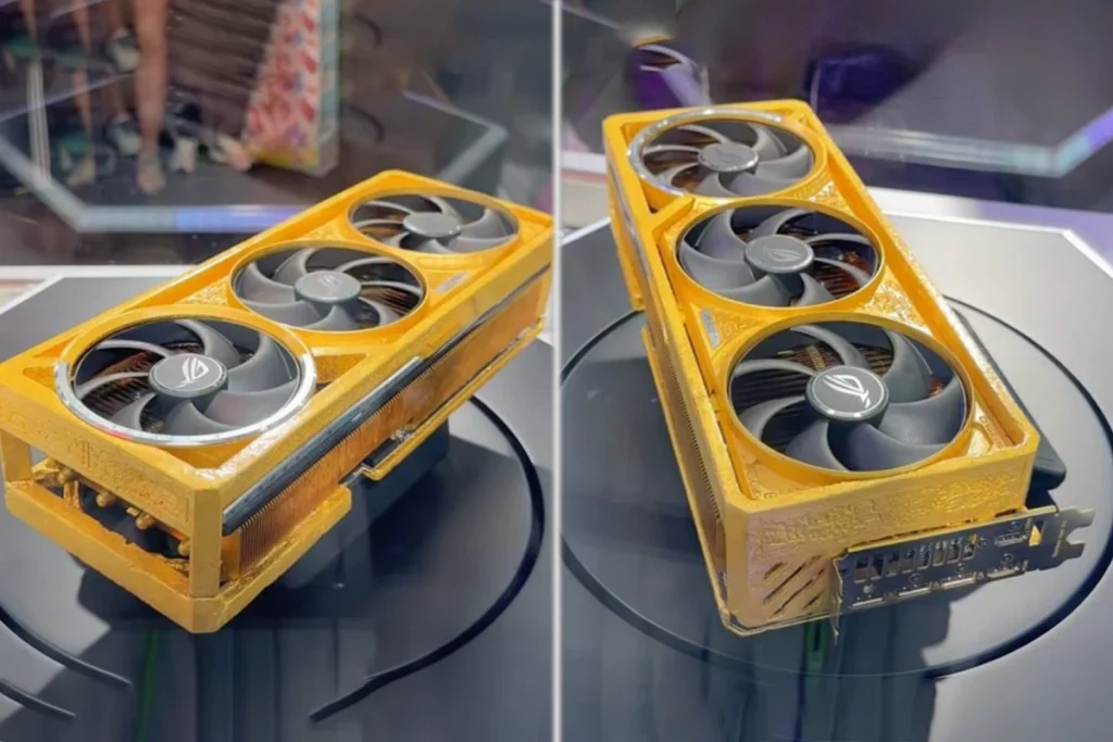 لوکس ترین کارت گرافیگ تاریخ؛ ایسوس ROG RTX 5090 با طلای واقعی را به نمایش گذاشت