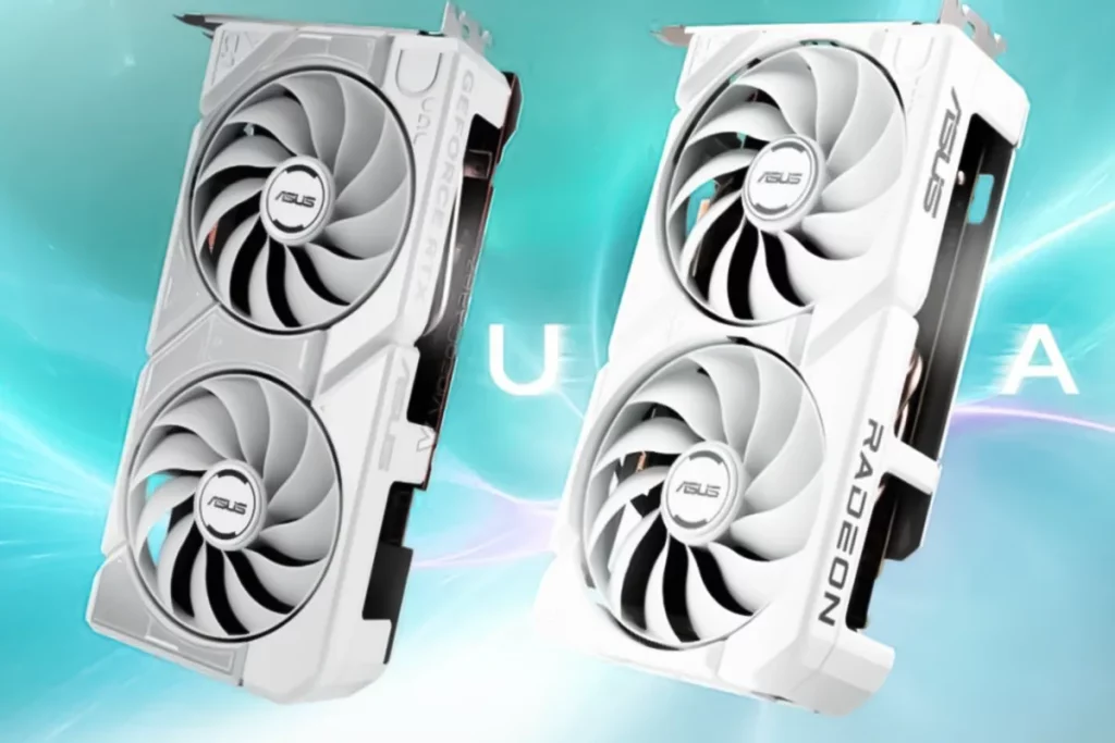 کارت گرافیک های سفید RTX 5060 و RX 9060 XT عرضه شد