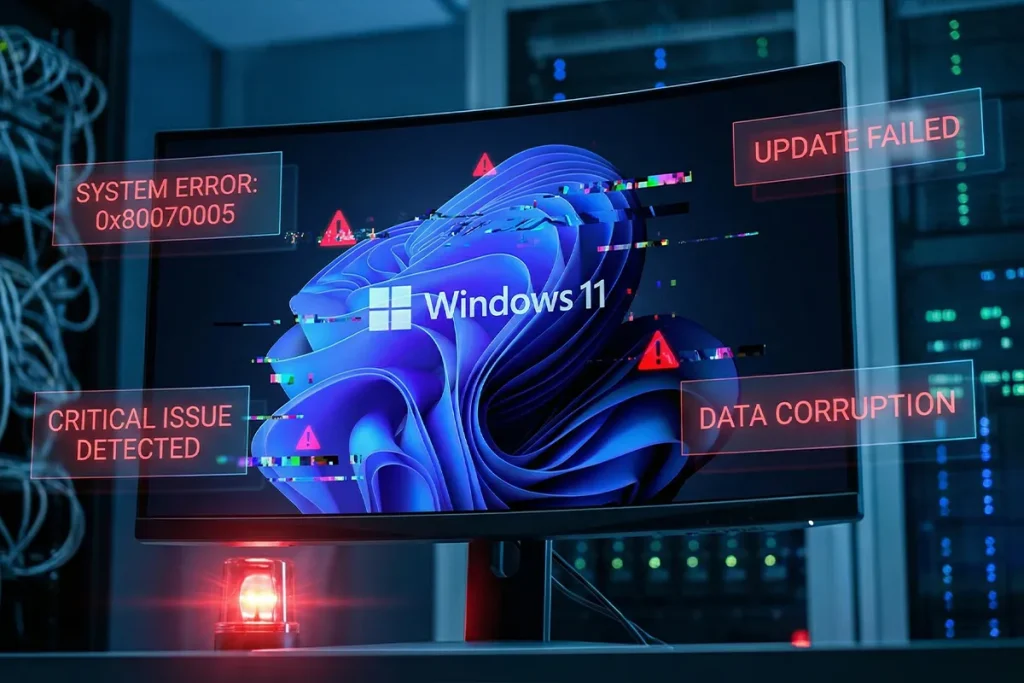 آپدیت ویندوز 11 مشکلات جدی ایجاد کرده است