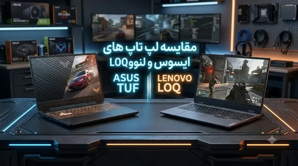 مقایسه لپ تاپ های ایسوس TUF و لنوو LOQ